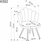 Stolička K552