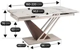 Rozkladací stôl Rex 160