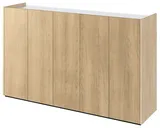 Komoda Easy päťdverová s LED osvetlením v balení 