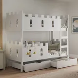 Poschodová posteľ Fortino 180
