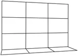 Čalúnená panelová zostava Quadratta 180x120 cm