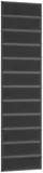 Súprava čalúnených panelov Quadratta 50x240 cm