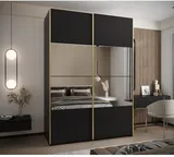 Skriňa s posuvnými dverami so zrkadlom Lux 4 180