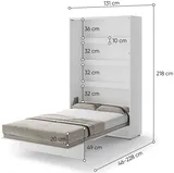 Sklápacia posteľ vertikálna 120 Bed Concept