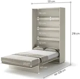 Sklápacia posteľ vertikálna 120 Bed Concept