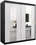 Skriňa s posuvnými dverami so zrkadlom Pole 180