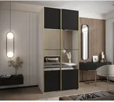 Skriňa s posuvnými dverami so zrkadlom Lux 4 110