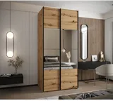 Skriňa s posuvnými dverami so zrkadlom Lux 4 110