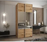 Skriňa s posuvnými dverami so zrkadlom Lux 4 110