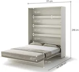 Sklápacia posteľ vertikálna 160 Bed Concept