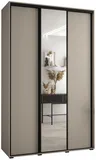 Šatní skriňa s posuvnými dverami so zrkadlom Dakota 3 160 cm 45 cm hĺbky