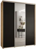 Skriňa s posuvnými dverami so zrkadlom vysoká Davos 3 190 hĺbka 45 cm