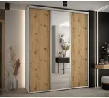Skriňa s posuvnými dverami so zrkadlom vysoká Davos 3 190 hĺbka 45 cm