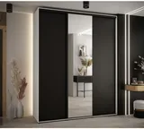 Skriňa s posuvnými dverami so zrkadlom vysoká Davos 3 190 hĺbka 45 cm
