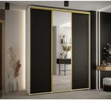 Skriňa s posuvnými dverami so zrkadlom vysoká Davos 3 190 hĺbka 45 cm