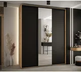 Skriňa s posuvnými dverami so zrkadlom vysoká Davos 3 190 hĺbka 45 cm