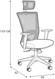 Otočné kreslo Ergonic