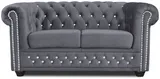 Rozkladacia pohovka Chesterfield York Blink pre 2 osoby