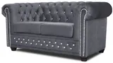 Rozkladacia pohovka Chesterfield York Blink pre 2 osoby