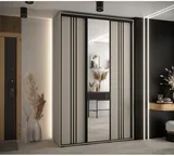Skriňa s posuvnými dverami so zrkadlom Dakota 7 150 cm 60 cm hĺbky