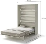 Sklápacia posteľ vertikálna 140 Bed Concept
