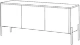 TV stolík s policami Sonatia 150 cm