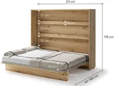 Sklápacia posteľ horizontálna 160 Bed Concept