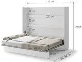 Sklápacia posteľ horizontálna 160 Bed Concept