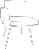 Stolička De Stijl 2