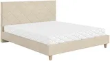 Čalúnená posteľ Slim 140x200 s roštom a elegantným čelom postele