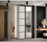 Skriňa s posuvnými dverami so zrkadlom Davos 5 110 45 cm hĺbky