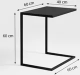 Stolík 60 Lupe Metal