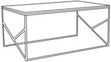Odkladací stolík Fancy 100x60 cm