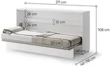 Moderná sklápacia posteľ do obývačky alebo spálne 90 Bed Concept