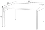 Odkladací stolík 80x80 cm Obroos Metal