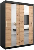 Posuvná skriňa so zrkadlom Pole 150