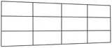 Súprava čalúnených panelov Quadratta 240x90 cm