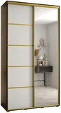 Skriňa s posuvnými dverami so zrkadlom Cannes 5 140 cm 60 cm hĺbky
