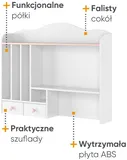 Nástavec na písací stôl Luna
