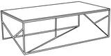 Odkladací stolík Fancy 140x80 cm
