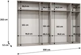 Skriňa Bari 2 300 cm