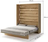Sklápacia posteľ Vertikálna 180 Bed Concept