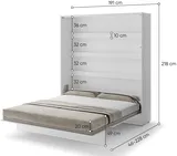 Sklápacia posteľ Vertikálna 180 Bed Concept