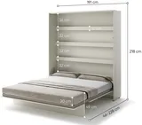 Sklápacia posteľ Vertikálna 180 Bed Concept