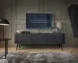 TV stolík Zova rošt čierny
