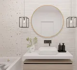 Okrúhle zrkadlo Gerbinie 80 cm