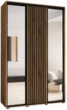 Skriňa s posuvnými dverami so zrkadlom Lanko 2 150 cm 60 cm hĺbky
