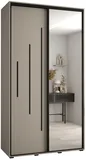 Skriňa s posuvnými dverami so zrkadlom Dakota 13 130 cm 45 cm hĺbky