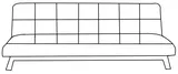 Rozkladacia pohovka trojmiestna Modes