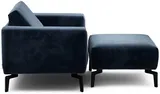 Kreslo s taburetom Cosy